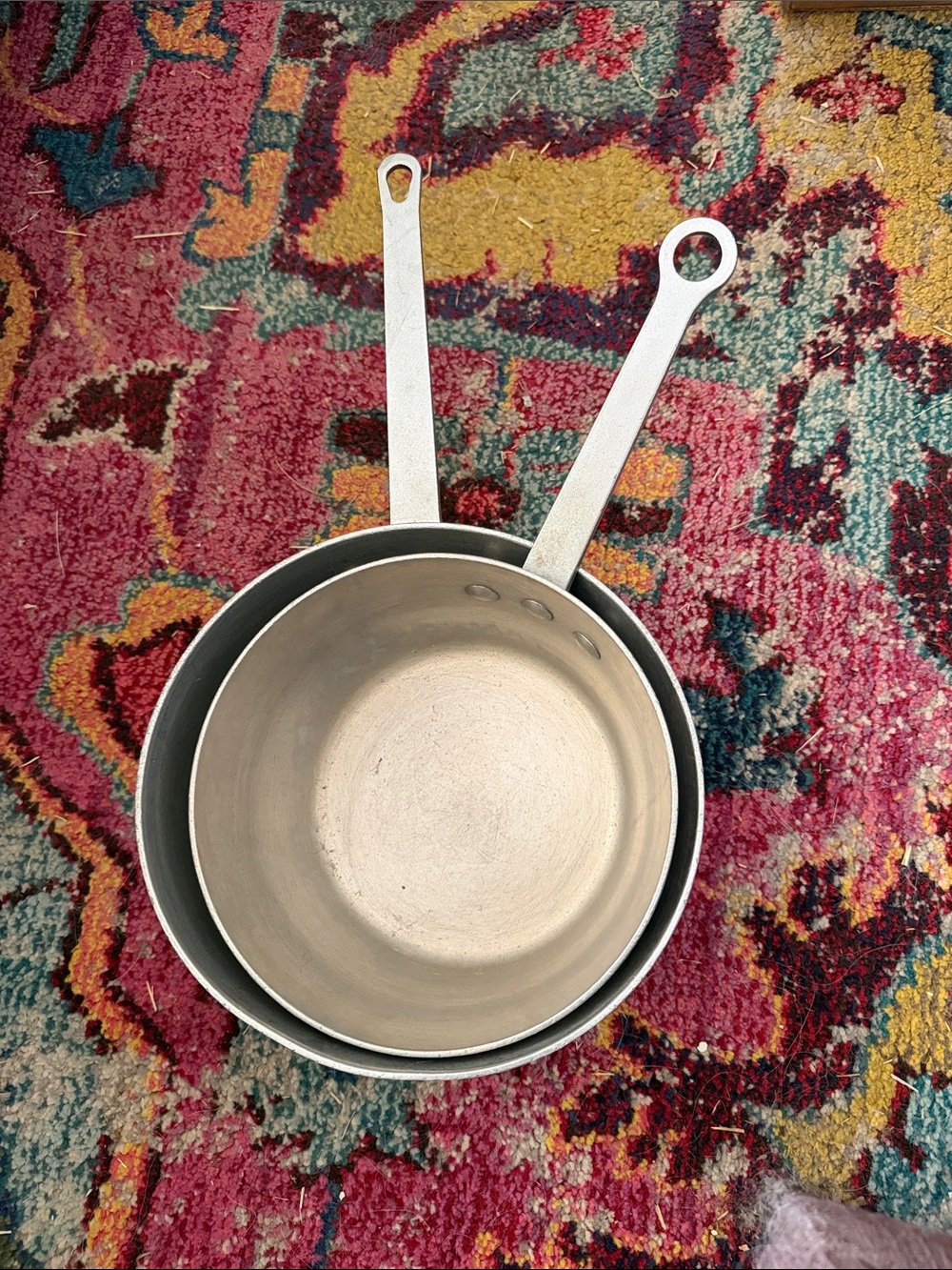 Commercial NSF Stainless Steel Saucepan Set - Classic Silver Finish